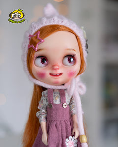 Custom Blythe doll "Peach"