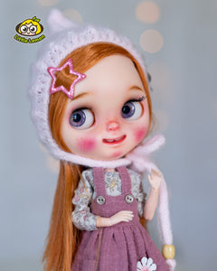 Custom Blythe doll "Peach"