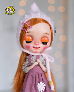 Custom Blythe doll "Peach"