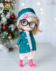 Outfit for Blythe doll: Raincoat+hat - FREE SHIPPING!