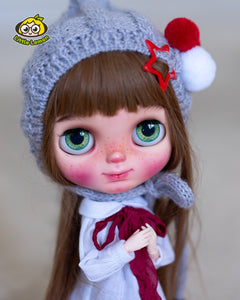 Custom Blythe doll "Peach"