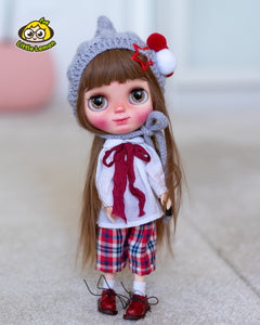 Custom Blythe doll "Peach"